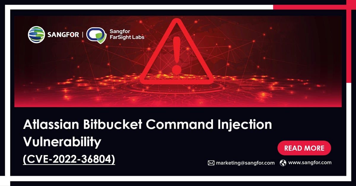 CVE-2022-36804 Atlassian Bitbucket Command Injection Vulnerability