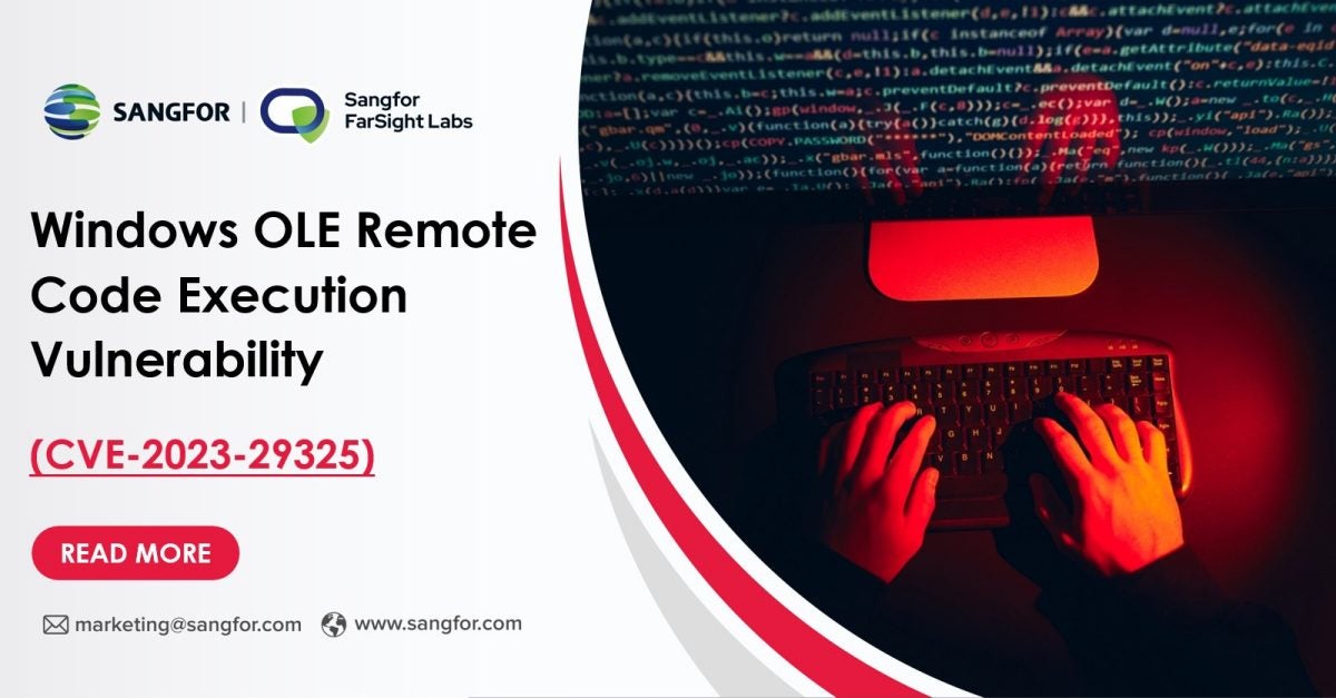 Windows OLE Remote Code Execution Vulnerability CVE202329325