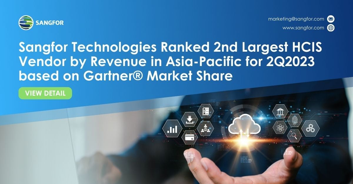 2nd Largest HCIS Vendor in APAC | Gartner Market Share 2Q23