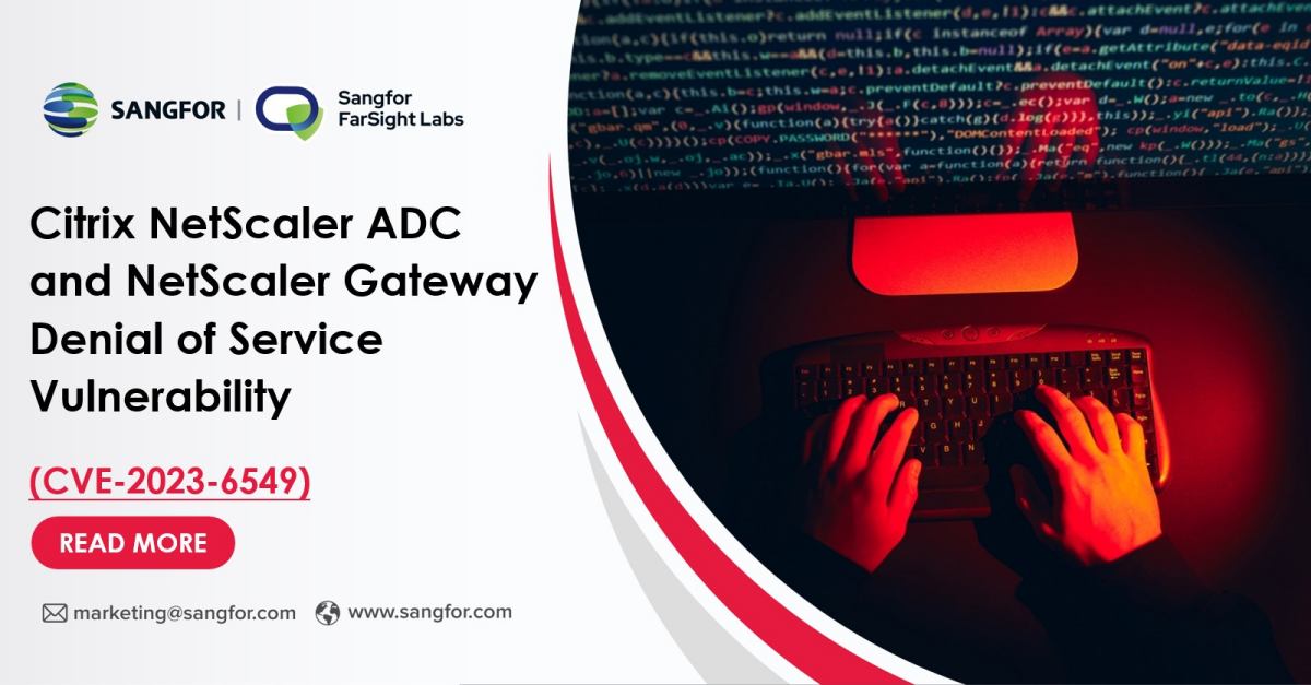 CVE20236549 Citrix NetScaler ADC and NetScaler Gateway Denial of