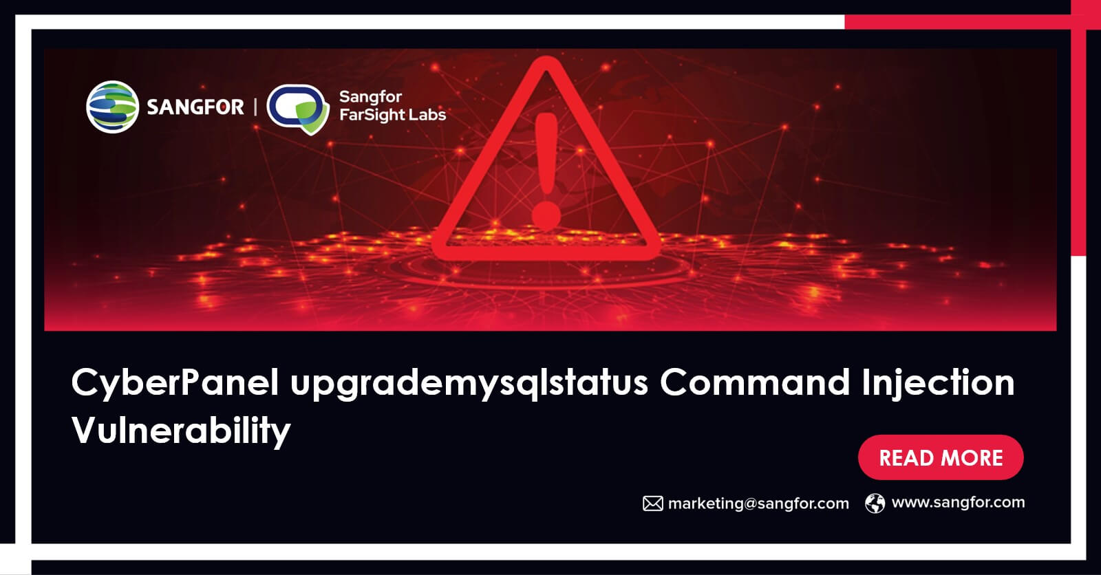 CyberPanel upgrademysqlstatus Command Injection Vulnerability