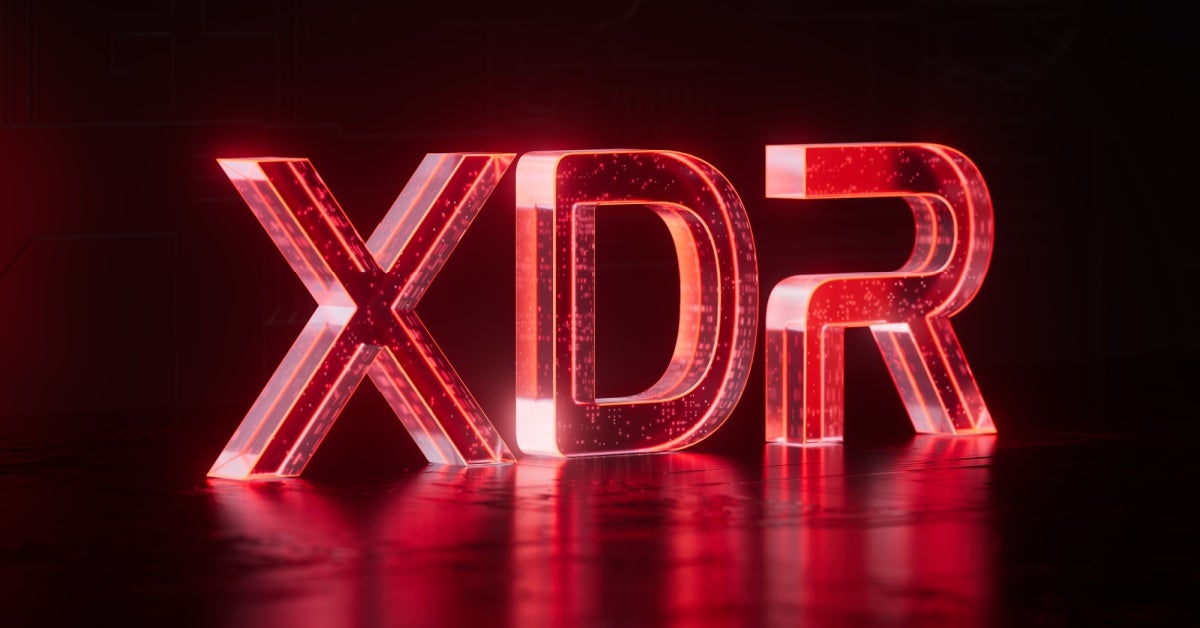 XDR solution 3d illustration