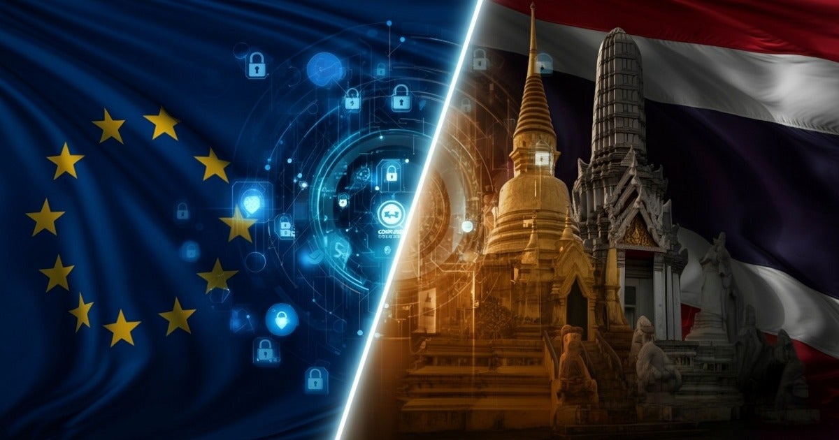 Concept of European GDPR vs PDPA Thailand