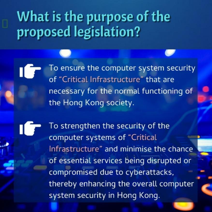 Proposes of the LegCo Framework