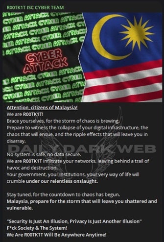 Malaysia Rootkit Malware Warning