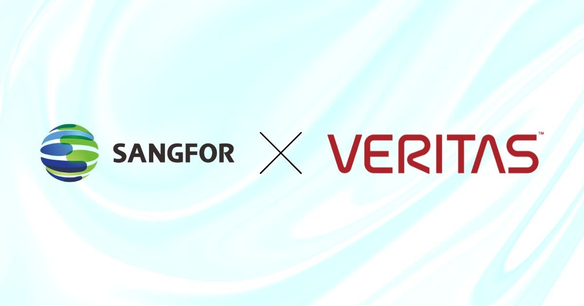 Sangfor and Veritas Enter Strategic Partnership to Strengthen Cloud Platform Data Security