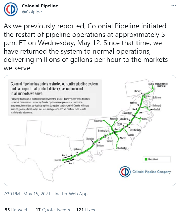 US Colonial Pipeline Attack Everything You Need to Know