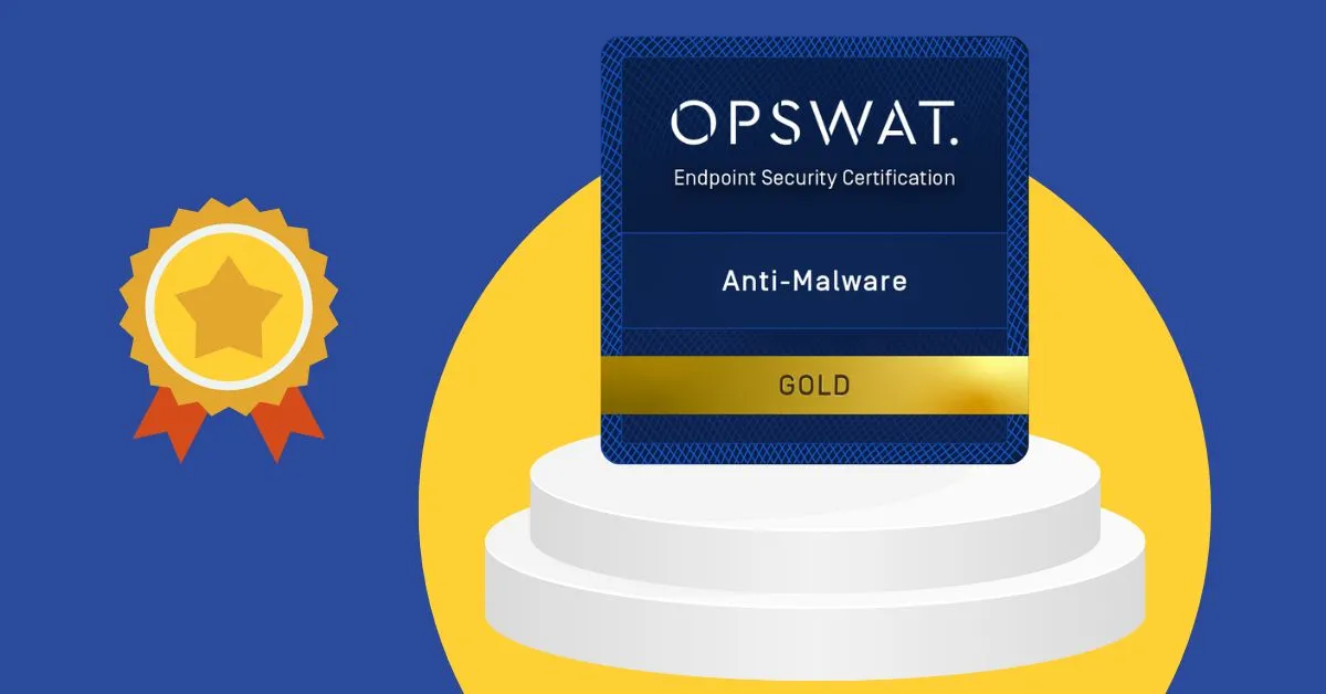 Sangfor Technologies Achieves Gold OPSWAT Endpoint Security Certification for Anti-Malware